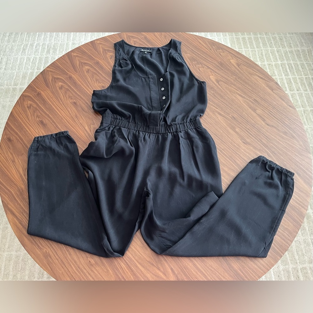 Madewell Broadway and Broome jumpsuit, 100% silk, size small